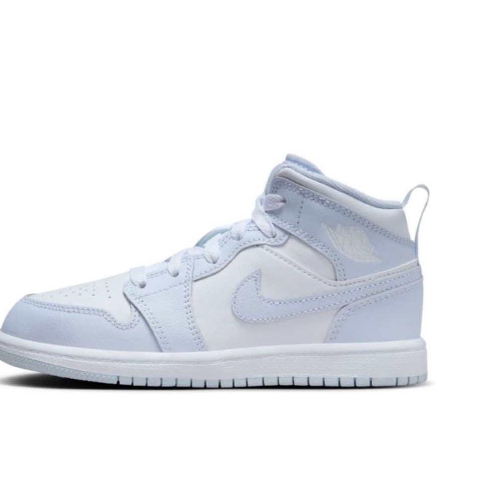 Brand new Jordan 1 mid preschool girls cobalt bliss size 12c toddler